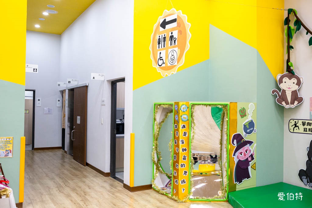 平鎮一號親子館｜桃園免費室內親子景點，兒童攀爬場，球池 @愛伯特