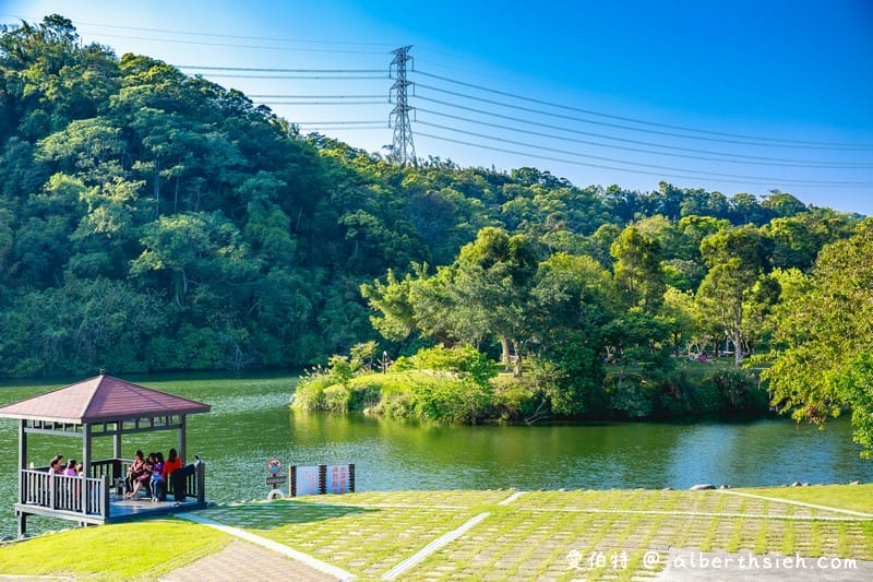 龍潭三坑自然生態公園｜桃園親子景點推薦，大草坪、免費戲水河道