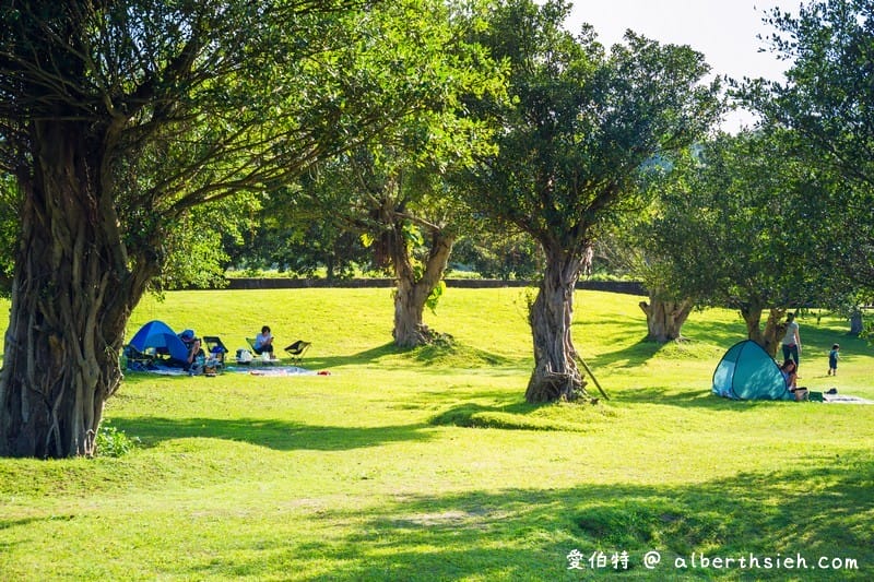 龍潭三坑自然生態公園｜桃園親子景點推薦，大草坪、免費戲水河道