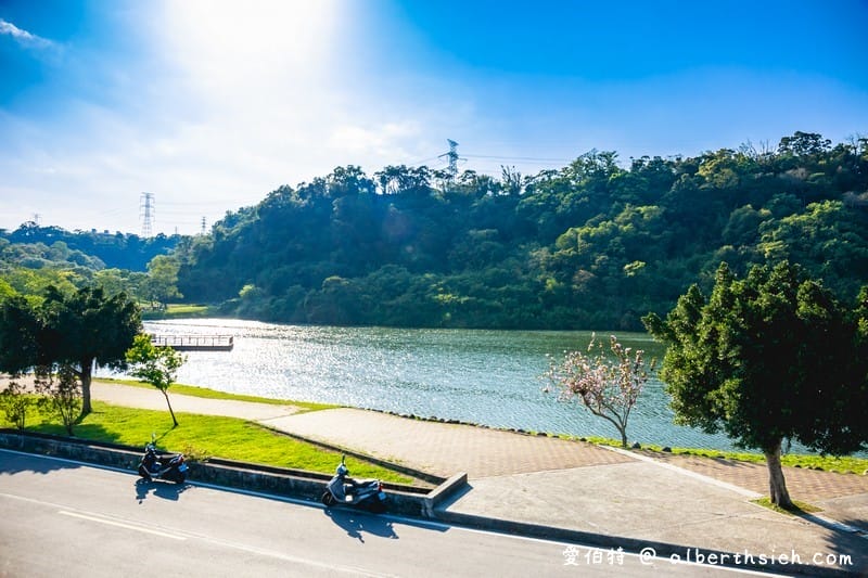 龍潭三坑自然生態公園｜桃園親子景點推薦，大草坪、免費戲水河道