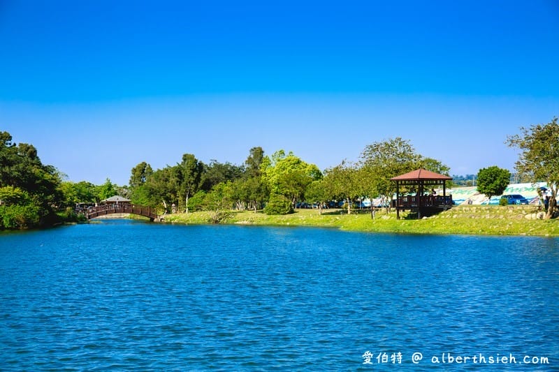 龍潭三坑自然生態公園｜桃園親子景點推薦，大草坪、免費戲水河道