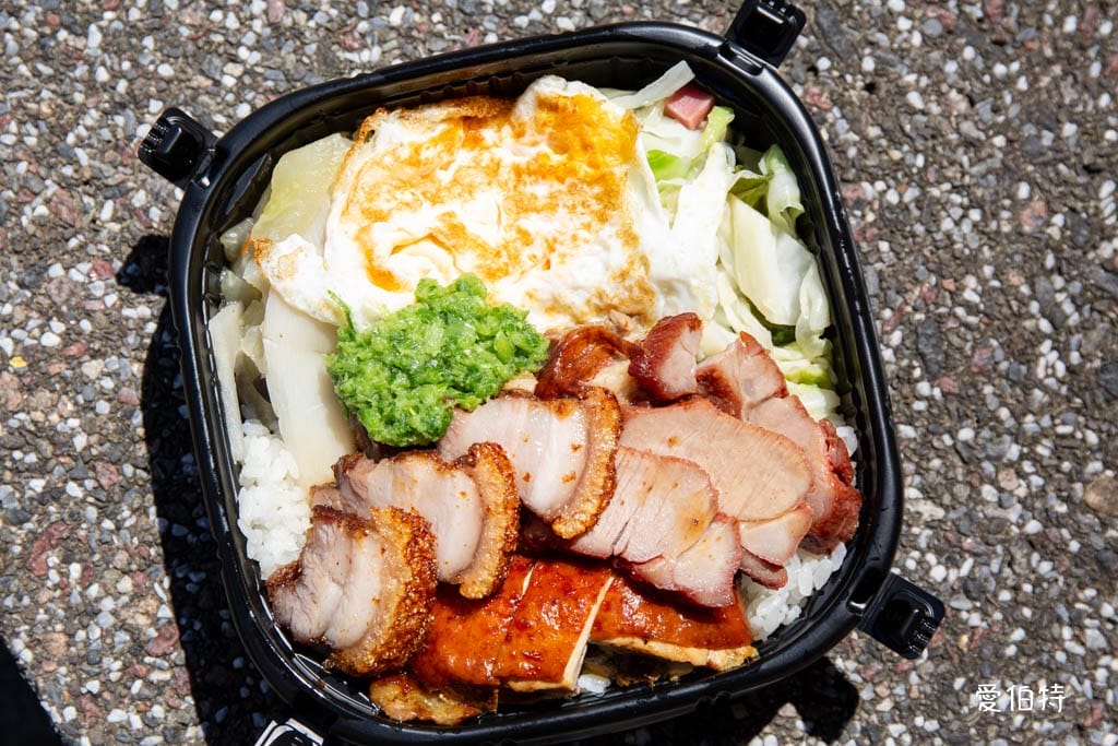 肥美快餐｜桃園寶山街燒臘便當推薦，脆皮燒肉好吃，餐點菜單