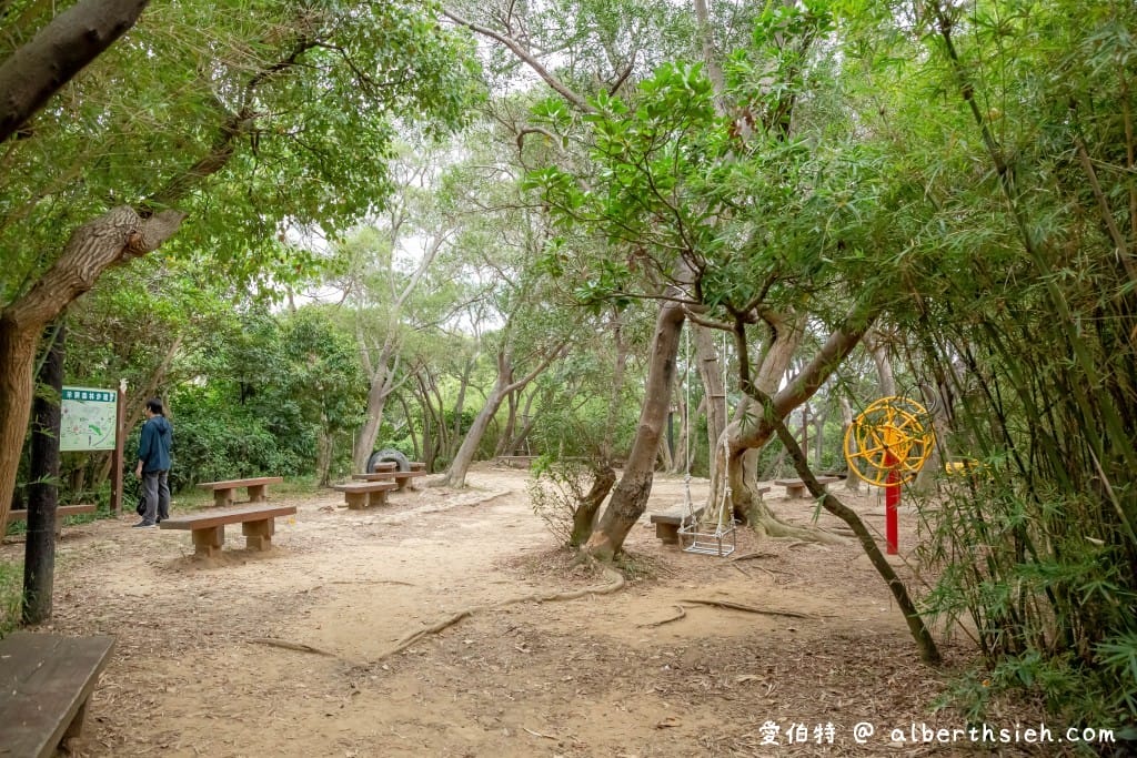桃園蘆竹羊稠森林步道｜眺望高鐵行駛，甲蟲獨角仙