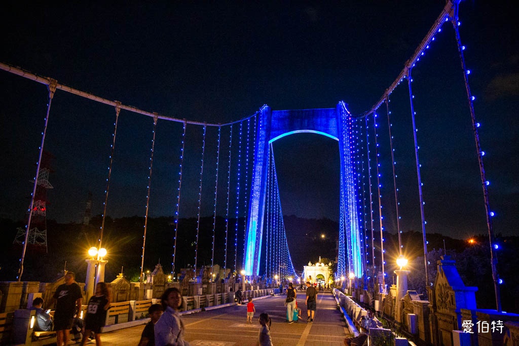 大溪橋｜桃園約會景點推薦，直達大溪老街電梯，媲美藍眼淚夜景 @愛伯特