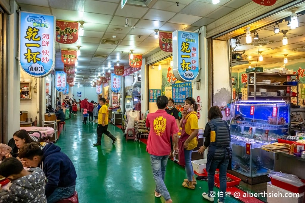 桃園永安漁港一日遊｜海螺館夕陽絕美打卡，草地，看海