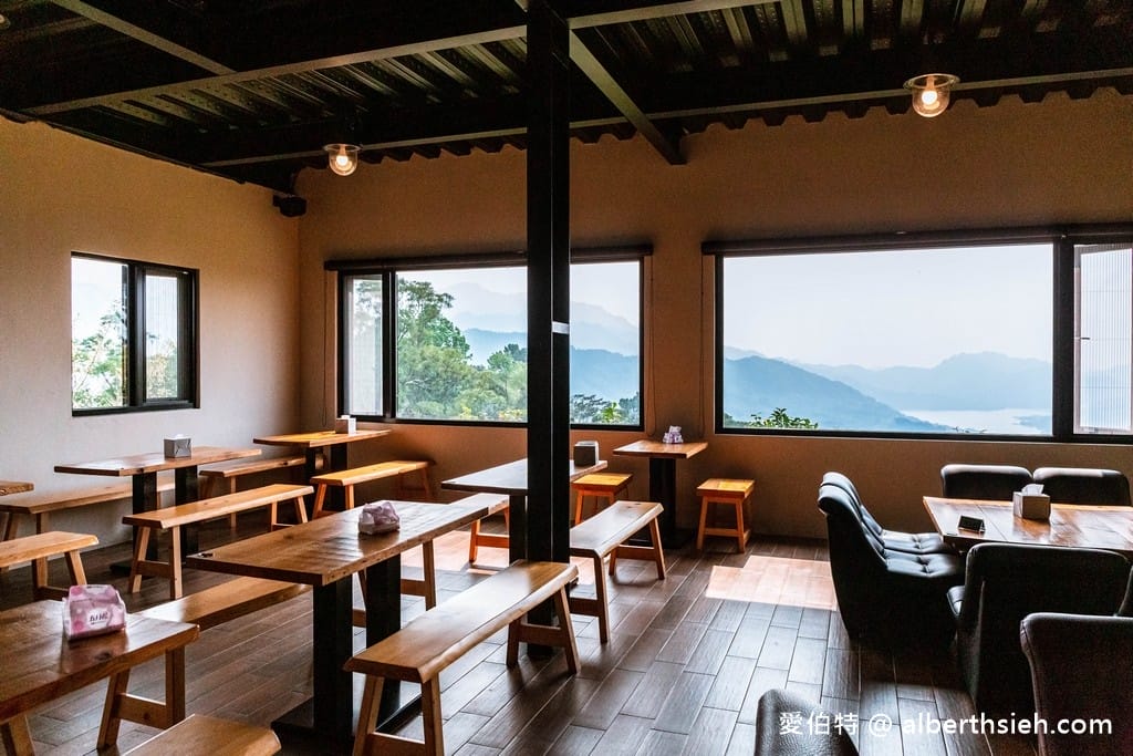 一山景觀咖啡｜桃園復興角板山景觀餐廳，視野寬闊居高臨下