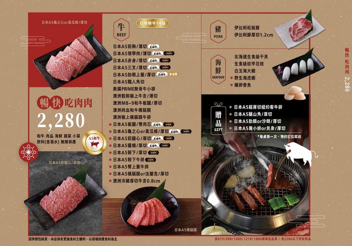 吃肉肉燒肉専門店中壢店｜桃園燒烤吃到飽推薦，手搖飲無限暢飲還能外帶
