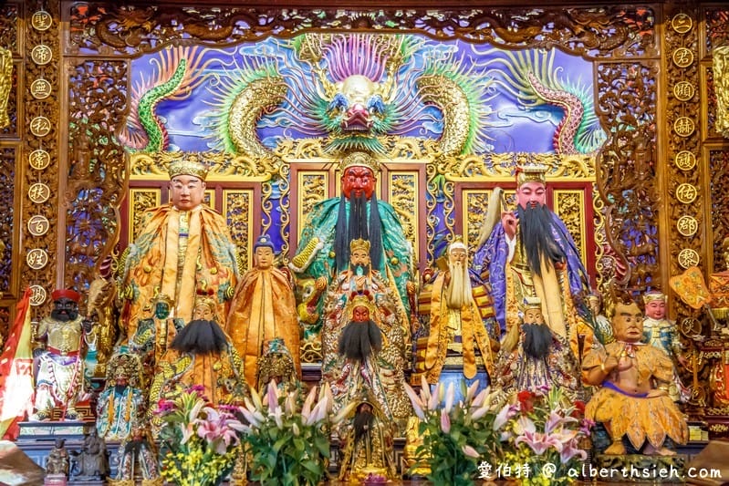 桃園關聖帝君廟｜中壢三教紫雲宮，供奉三恩主，曾接連擲出2立筊