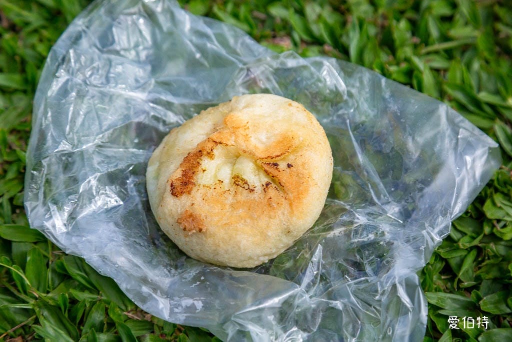 逸園水煎包｜桃園龍潭早餐推薦，麵皮微酥高麗菜跟韭菜口味都不錯