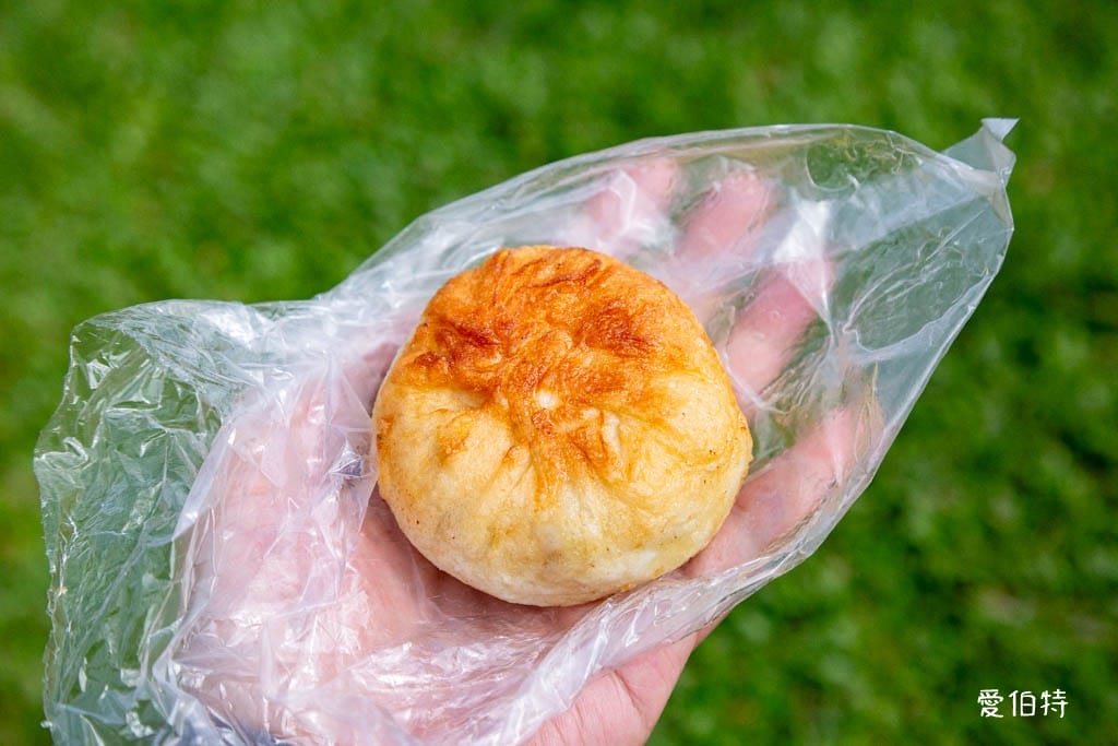 逸園水煎包｜桃園龍潭早餐推薦，麵皮微酥高麗菜跟韭菜口味都不錯