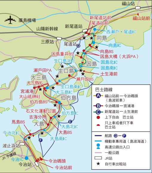 島波海道自行車路線｜廣島尾道愛媛今治，日本最美單車道瀨戶內海