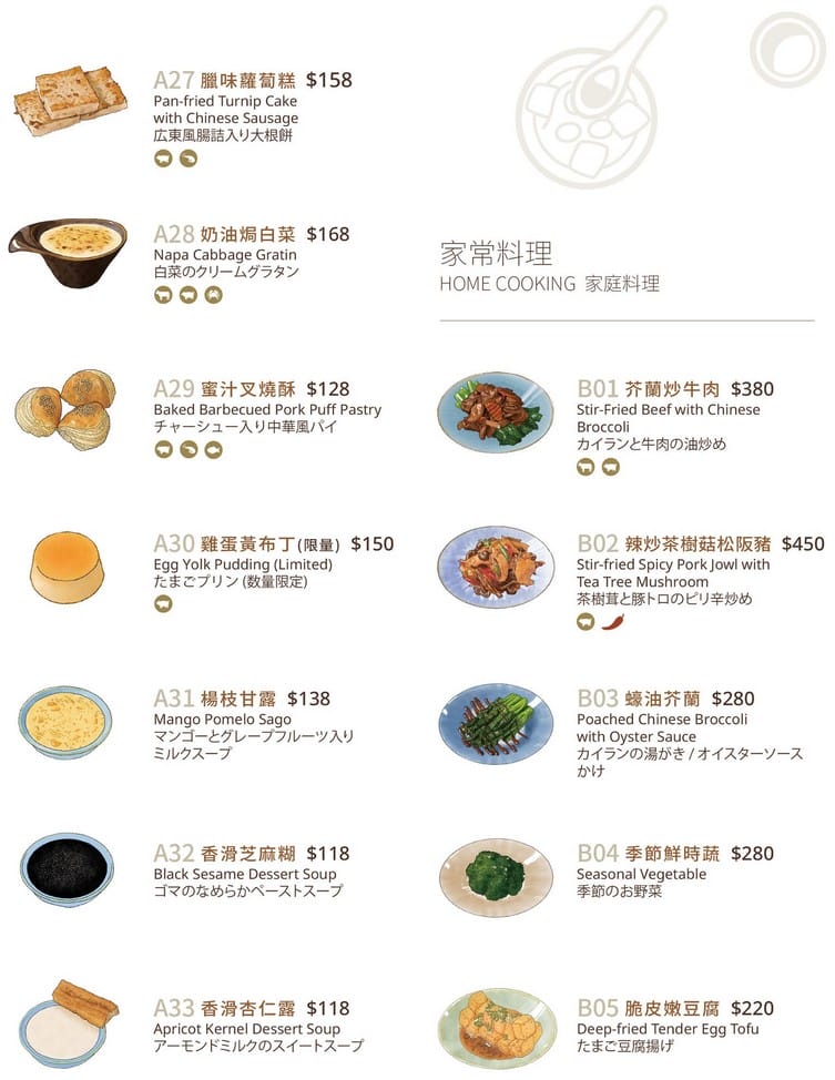 華漾DIM SUM環球桃園A8店｜林口美食推薦，港式點心菜單