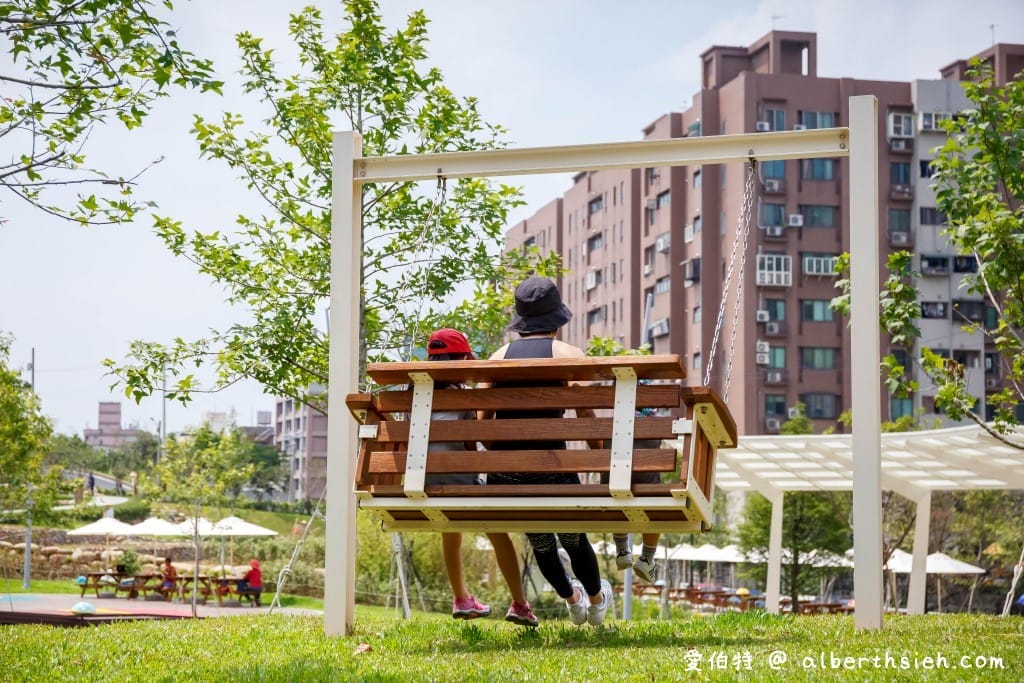 桃園親子景點推薦｜大有梯田生態公園，全齡式森林遊戲場