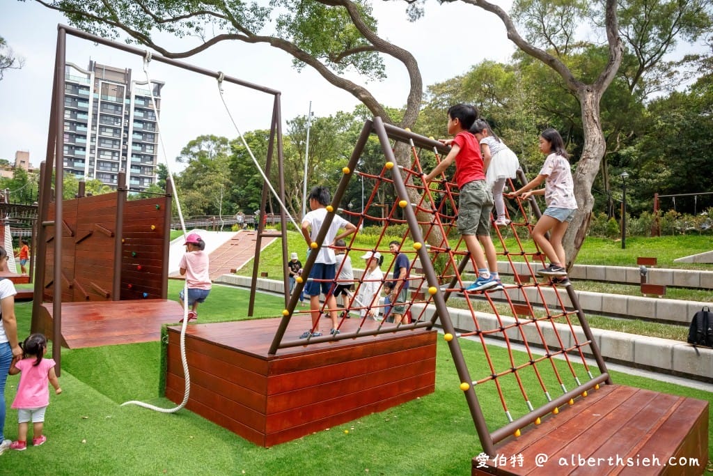 桃園親子景點推薦｜大有梯田生態公園，全齡式森林遊戲場