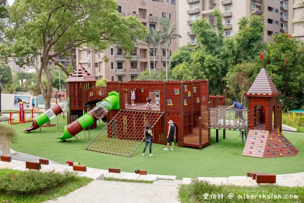 桃園親子景點推薦｜大有梯田生態公園，全齡式森林遊戲場