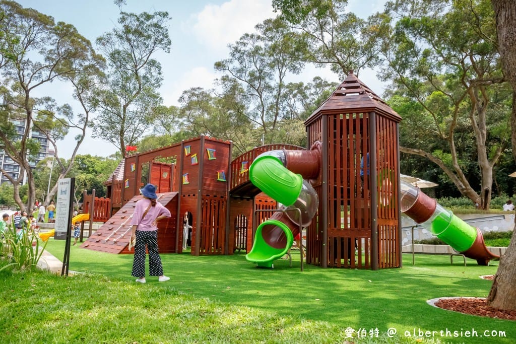 桃園親子景點推薦｜大有梯田生態公園，全齡式森林遊戲場