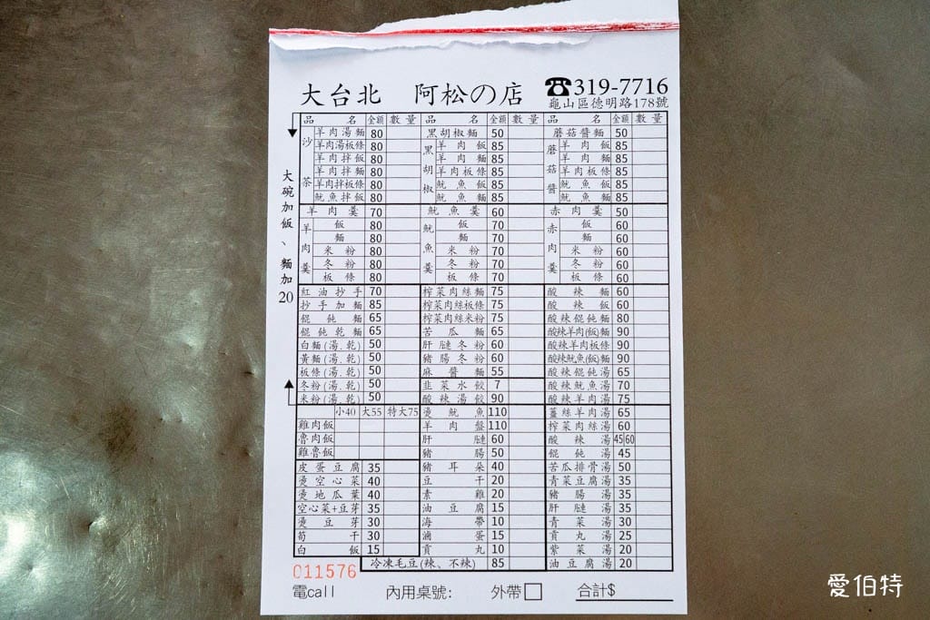 大台北阿松的店｜桃園龜山銘傳大學美食，學生可以省錢又可以吃飽