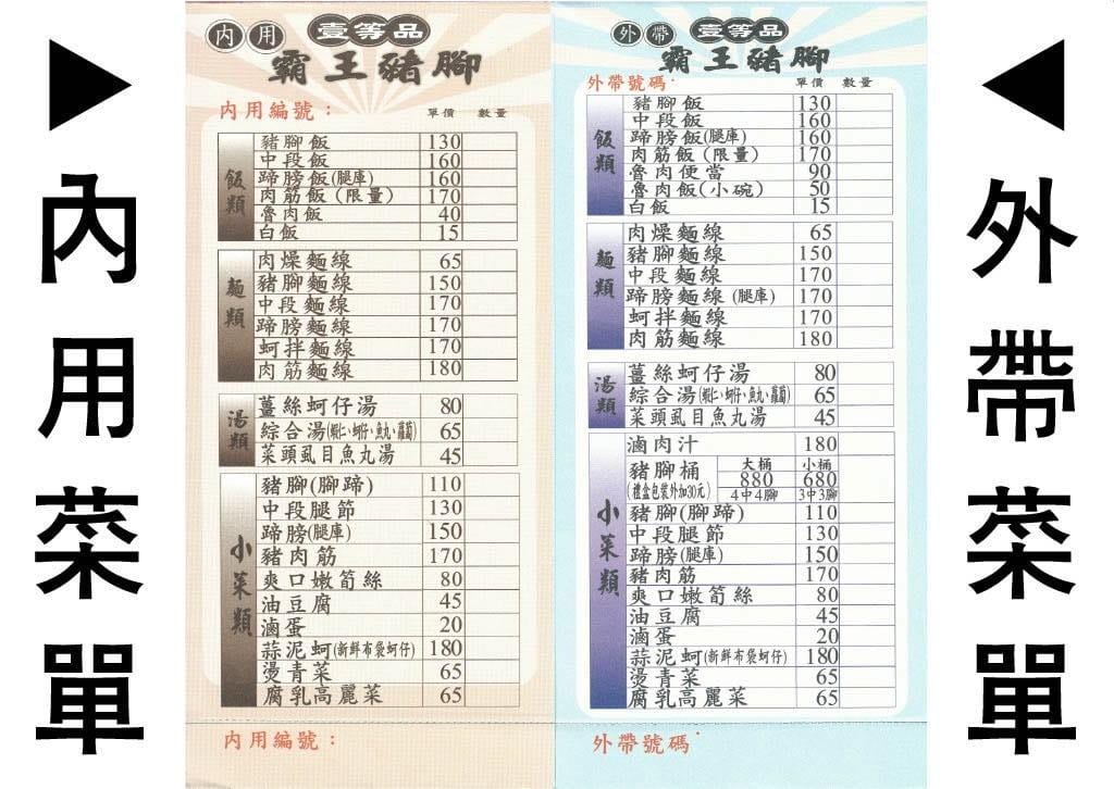壹等品霸王豬腳-中壢中央店｜A22老街溪站，充滿膠質麵線好吃