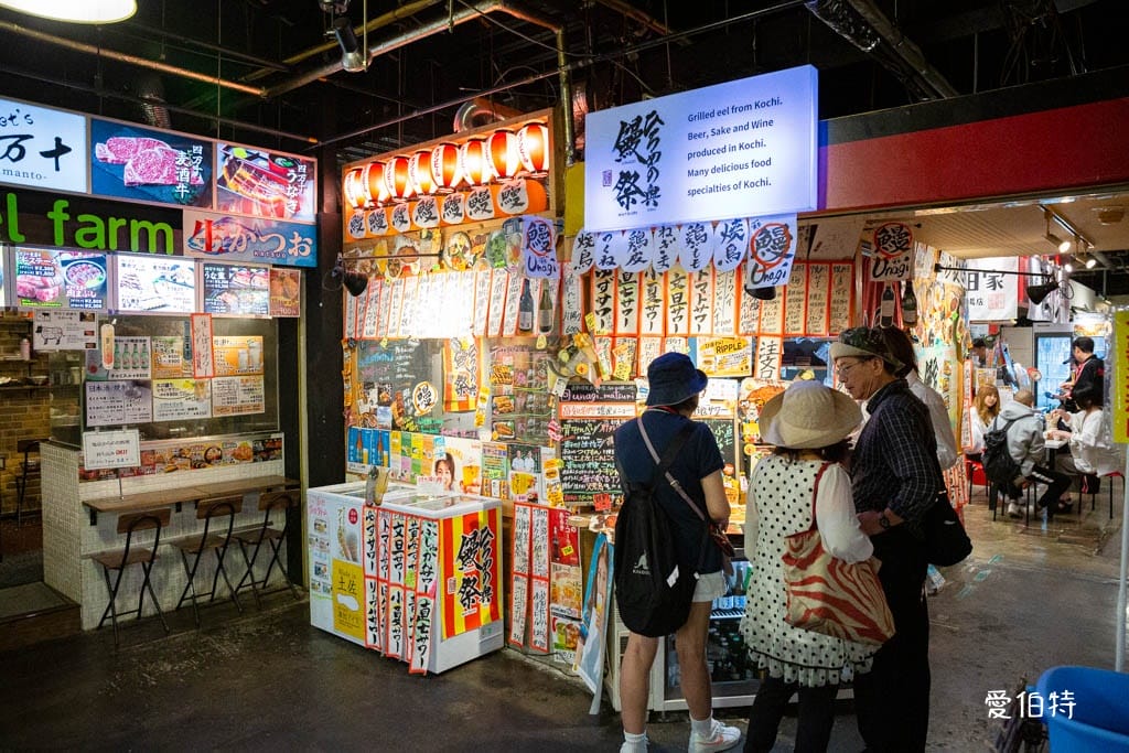 高知必去景點｜弘人市場，超多美食店家，ひろめの奥鰻祭鰻魚必吃