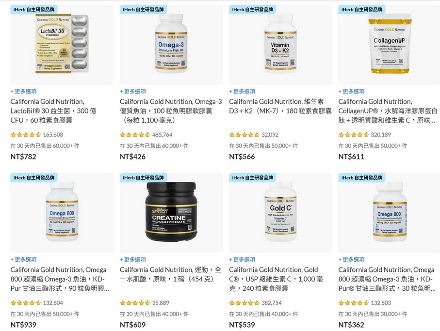 iHerb自主研發品牌