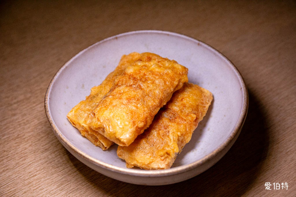 華泰名品城美食推薦華漾DIM SUM,青埔必吃港點菜單推薦 - 第29張圖 香茜腐皮卷|華漾DIM SUM中壢青埔華泰名品城美食推薦