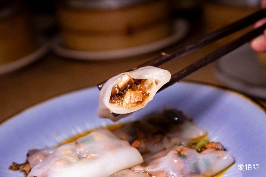 華泰名品城美食推薦華漾DIM SUM,青埔必吃港點菜單推薦 - 第36張圖 梅菜又燒腸粉|華漾DIM SUM中壢青埔華泰名品城美食推薦