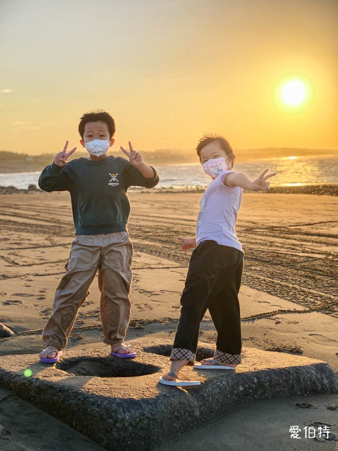 桃園打卡景點|豬鼻子沙灘,竹圍漁港旁的隱藏版夕陽祕境 - 第11張圖 桃園景點推薦|豬鼻子沙灘