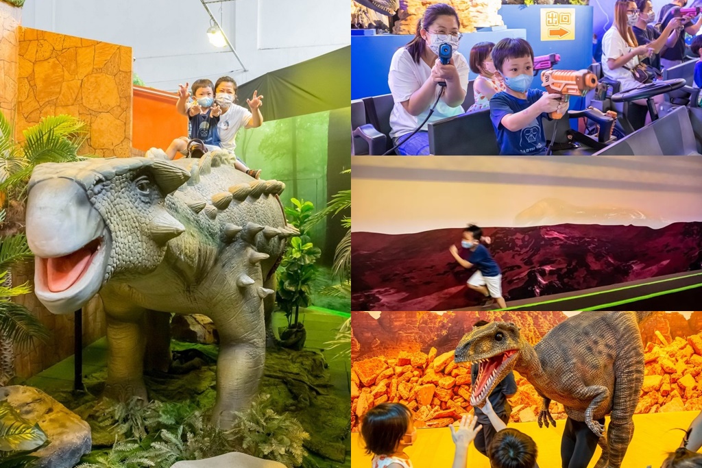 2022台中暑假展覽．侏羅紀x恐龍3.0（超逼真暴龍、腕龍、雙脊龍、翼龍、迅猛龍等你來互動7/8~9/11） @愛伯特