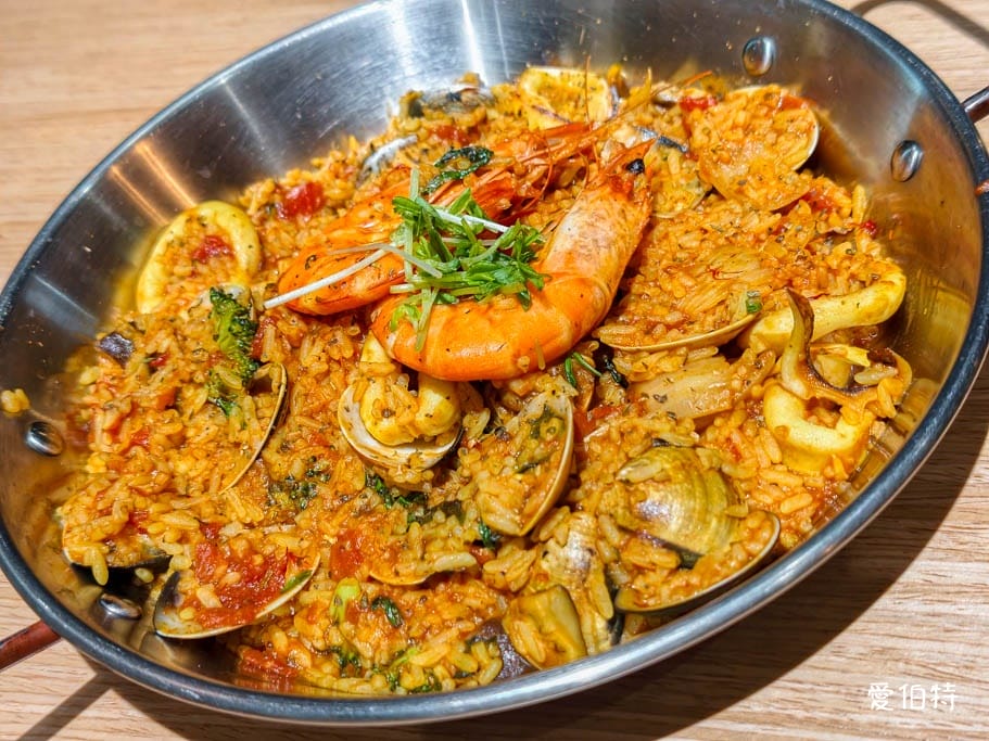 桃園八德貝蛤蛤海鮮餐酒館-廣福店｜西班牙海鮮燉飯
