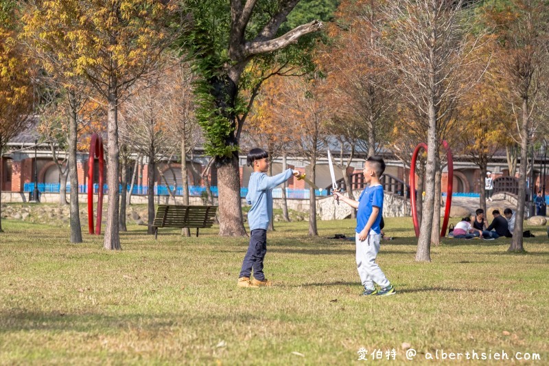 桃園落羽松大溪河濱公園（三愛心造景必拍，大草坪讓你愜意悠閒的野餐） @愛伯特