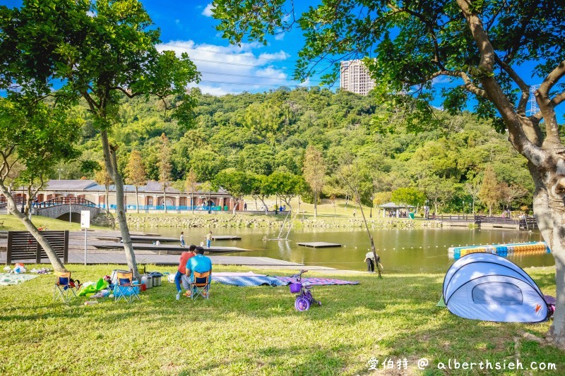 桃園落羽松大溪河濱公園（三愛心造景必拍，大草坪讓你愜意悠閒的野餐） @愛伯特