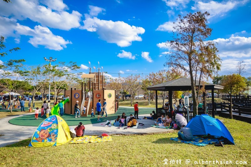 桃園落羽松大溪河濱公園（三愛心造景必拍，大草坪讓你愜意悠閒的野餐） @愛伯特