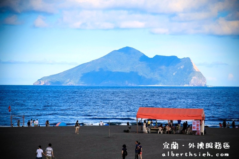 【龜山島景觀】宜蘭頭城．外澳服務區（坐擁無敵海景的金車伯朗咖啡館） @愛伯特