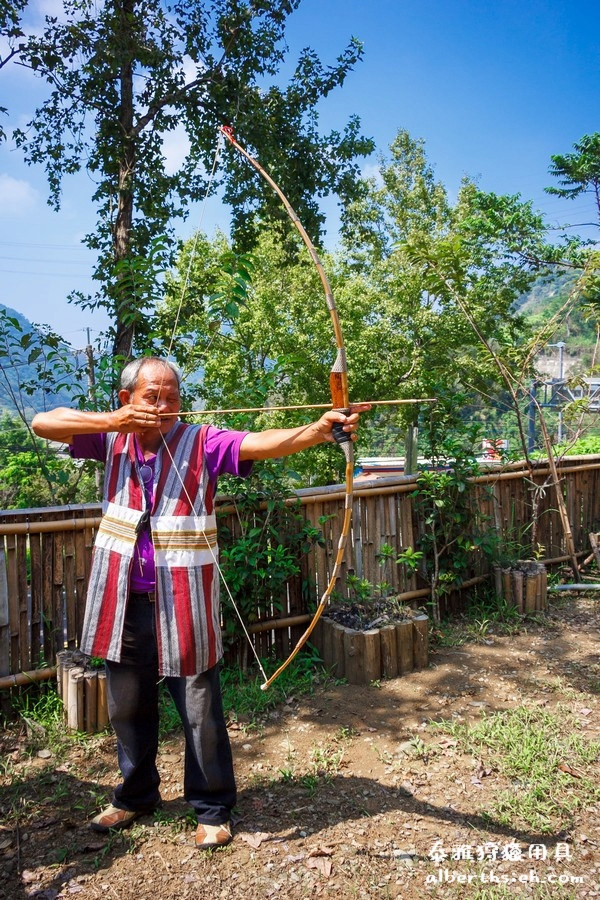 【原住民風味餐】桃園復興．泰雅傳統屋（泰雅族的狩獵用具以及射箭初體驗） @愛伯特