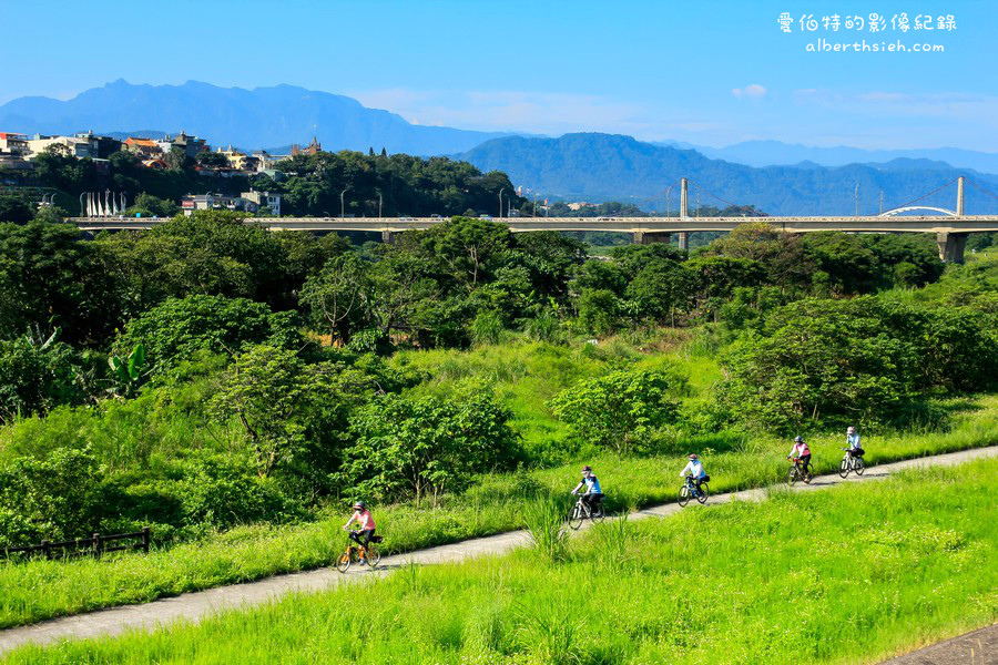 大溪河濱公園．桃園親子景點（腹地廣大的綠地公園以及共融式遊具兒童遊樂場） @愛伯特