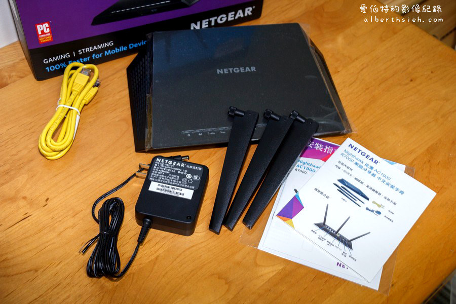 Netgear 夜鷹．Nighthawk R7000（功能強大性價比優的無線路由器） @愛伯特