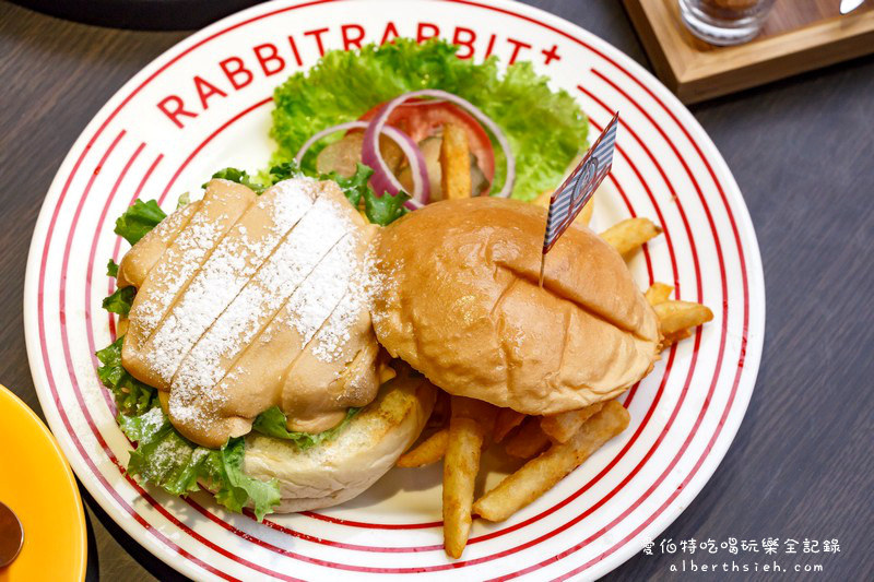兔子兔子Rabbit Rabbit 美式漢堡餐廳．桃園中壢美食（多重選擇的優質brunch） @愛伯特