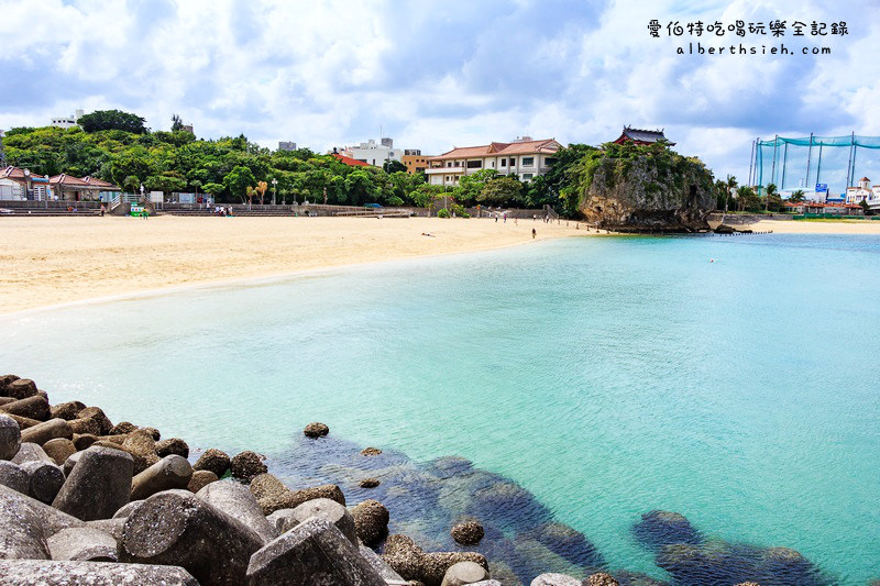 波上宮、波之上海濱．沖繩景點自駕自由行（那霸唯一的海水浴場以及第一神社） @愛伯特