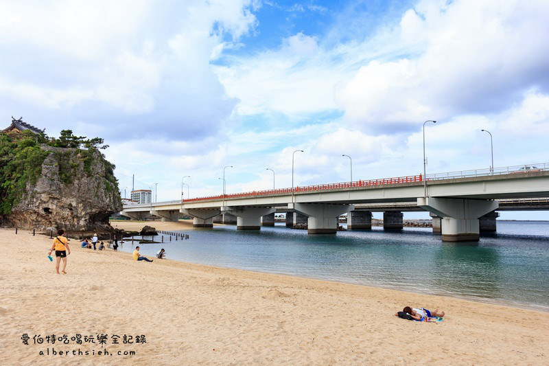 波上宮、波之上海濱．沖繩景點自駕自由行（那霸唯一的海水浴場以及第一神社） @愛伯特