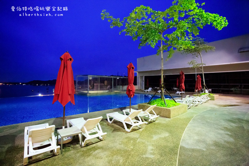 馬來西亞沙巴住宿．山打根：福朋喜來登酒店（市區最高建築擁有無邊際泳池） @愛伯特