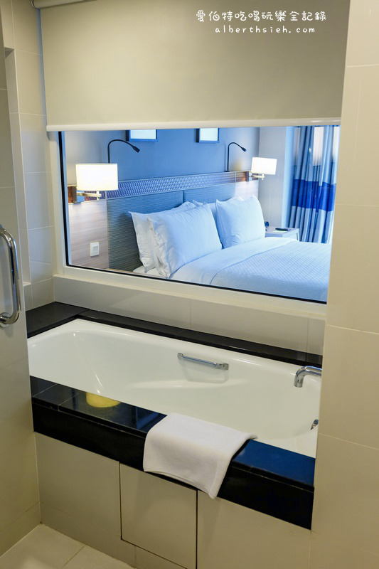 馬來西亞沙巴住宿．山打根：福朋喜來登酒店（市區最高建築擁有無邊際泳池） @愛伯特