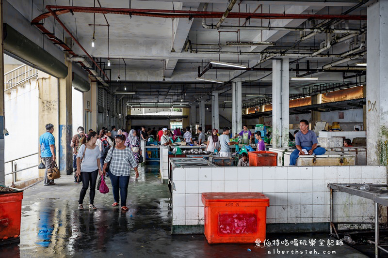 馬來西亞沙巴美食．山打根：中央巴剎（當地日常食材購買市場） @愛伯特