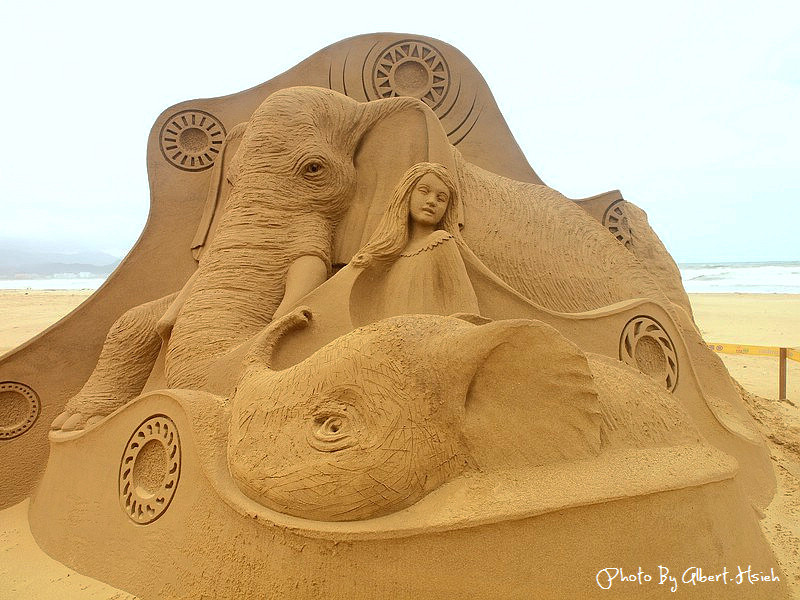 【沙雕】新北市福隆．2012福隆國際沙雕藝術季（點沙成金） @愛伯特