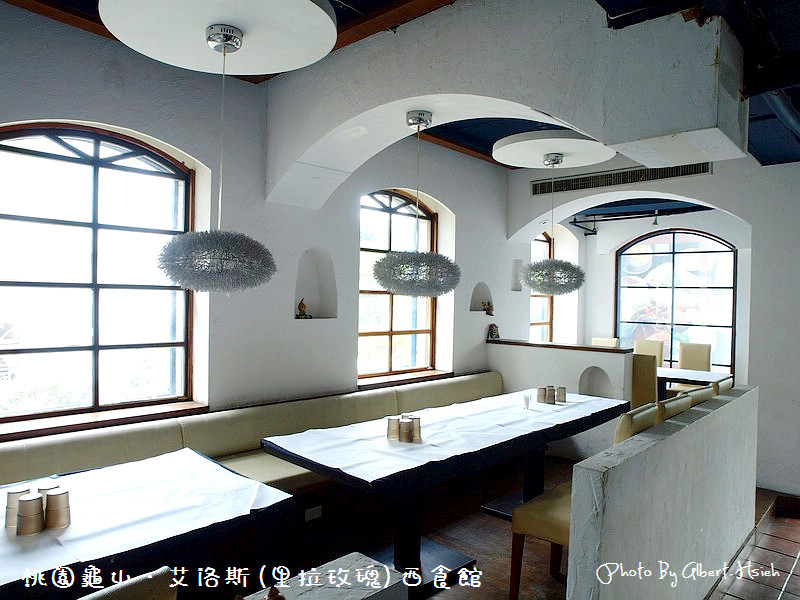 【結束營業】桃園龜山．艾洛斯(里拉玫瑰)西食館（希臘風格的建築） @愛伯特