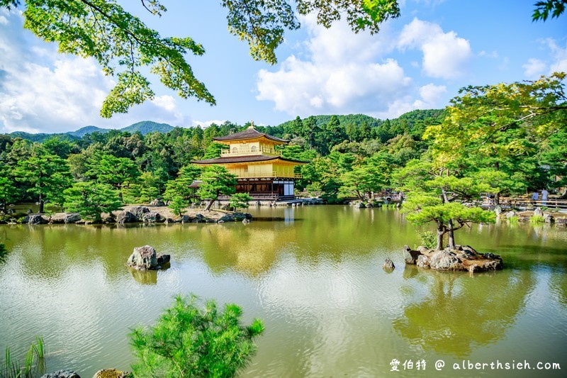 金閣寺．京都必訪景點（金碧輝煌的舍利殿搭配倒影超美/交通方式/票價） @愛伯特