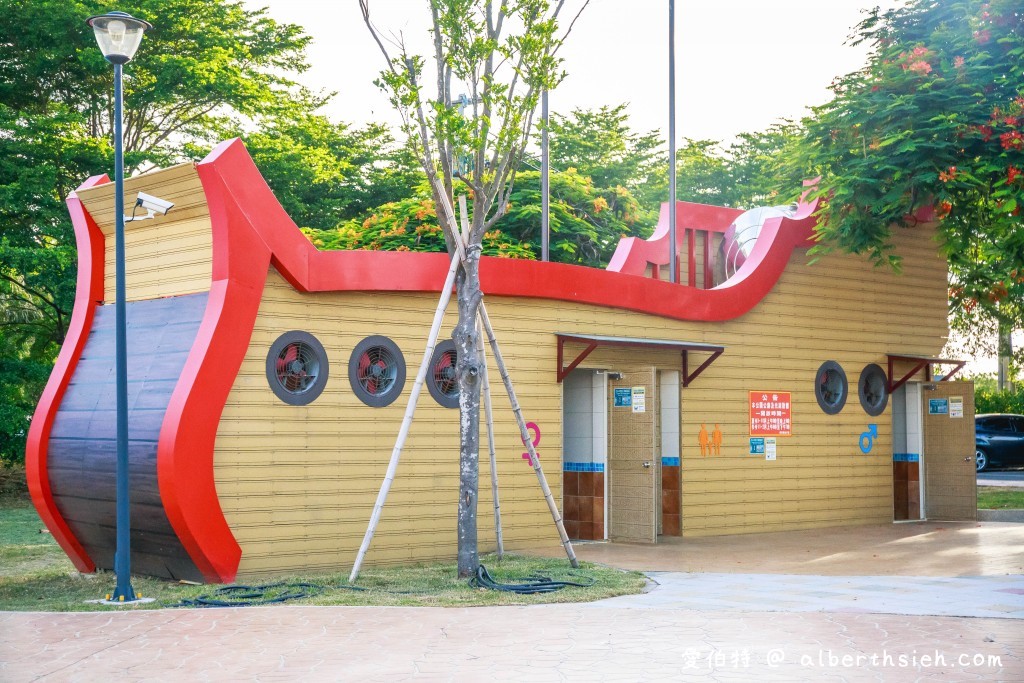 苗栗親子景點．貓裏喵親子公園（八爪章魚溜滑梯、半遮陽沙坑、雙人鞦韆、超寬敞草地適合野餐） @愛伯特