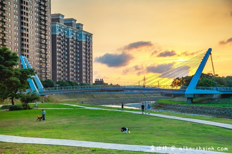 桃園蘆竹景點．南崁大橋（全台首座不對稱交叉雙拱橋/不對稱雙斜張橋） @愛伯特