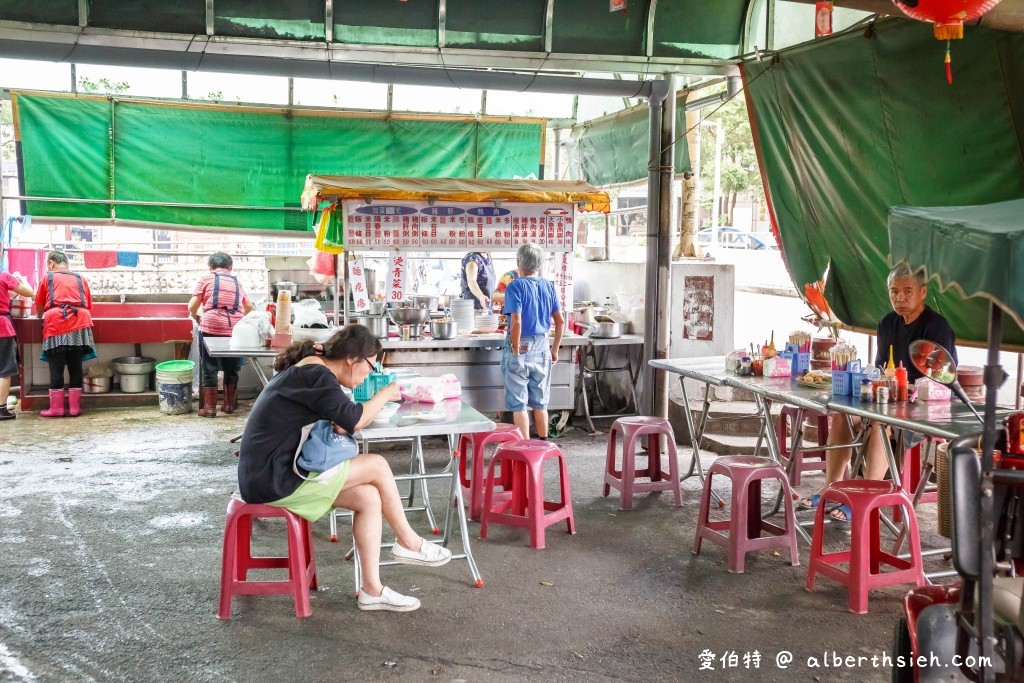 中壢美食．土地公廟豬肝粥（在地人才知的廟口台式早午餐） @愛伯特