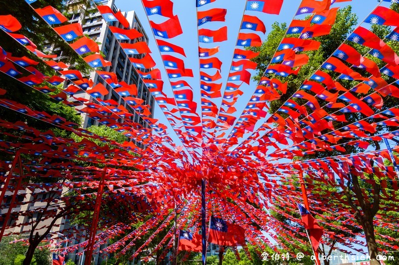 雲南文化公園國旗隧道（國旗屋升旗，青天白日滿地紅國旗旗海飄揚超壯觀） @愛伯特