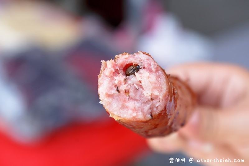 慶修院馬告香腸．花蓮美食（號稱世界最好吃的香腸，香腸彈牙多汁有肉香超美味） @愛伯特